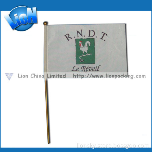 Polyester Hand Flag Promotional Hand Flags